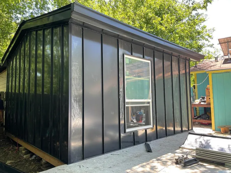 Black standing seam metal wall panels for Roof Inspection in Lugoff